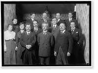 PAN AMERICAN SCIENTIFIC CONGRESS. BRAZILIAN DELEGATION. FRONT: DR. VITAL BRASIL; AMBASSADOR DA GAMA,CHAIRMAN OF THE DELEGATION; ANTONIO CARLOS SIMOENS DA SILVA; JOAQUIN DE OLIVEIRA BOLETHO Antique