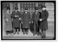 PAN AMERICAN SCIENTIFIC CONGRESS. NICARAGUAN DELEGATION. DAMASO RIVAS; ANTONIO A. ARIAGA; GEN. EMILIANO CHAMORRO; MINISTER FROM NICARAGUA; SENOR GOMEZ; ALEJANDRO CESAR, Vintage Wall Art