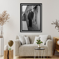 Historic Framed Print, WOOD, WILLIAM ROBERT, M.C., IN, 1915-,  17-7/8" x 21-7/8"