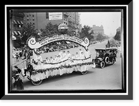Historic Framed Print, PREPAREDNESS PARADE. BUREAU OF FORIEGN AND DOMESTIC COMMERCE FLOAT,  17-7/8" x 21-7/8"