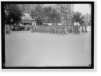 PREPAREDNESS PARADE. WOMEN'S NATIONAL SERVICE SCHOOL, Historic Print