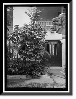 Historic Framed Print, PAN AMERICAN UNION. CORNER OF PATIO,  17-7/8" x 21-7/8"