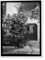 Historic Framed Print, PAN AMERICAN UNION. CORNER OF PATIO,  17-7/8" x 21-7/8"