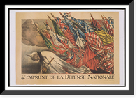 4e Emprunt de la Deacutefense Nationale, Antique Print
