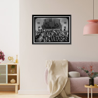 Historic Framed Print, DISTRICT PUBLIC SCHOOLS. FIRST COMMUNITY THANKSGIVING CELEBRATION AT PARK VIEW SCHOOL, NOVEMBER 10, 1916,  17-7/8" x 21-7/8"