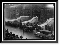Historic Framed Print, SAINT PATRICK'S CHURCH. CROWDS IN FRONT - 3,  17-7/8" x 21-7/8"