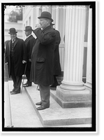 LANE, FRANKLIN K.. INTERSTATE COM. COMMR., 1905-1913. SEC. OF INTERIOR, 1913- 1920. LEFT, Antique Print