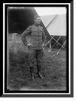 Historic Framed Print, PLATTSBURG RESERVE OFFICERS TRAINING CAMP. CAPT. HALSTEAD DOREY, U.S.A., 4TH INF. INSTRUCTOR,  17-7/8" x 21-7/8"