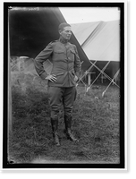 Historic Framed Print, PLATTSBURG RESERVE OFFICERS TRAINING CAMP. CAPT. HALSTEAD DOREY, U.S.A., 4TH INF. INSTRUCTOR,  17-7/8" x 21-7/8"