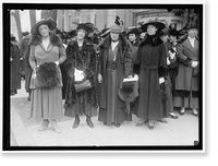 WOMAN SUFFRAGE PICKETS - 6, Vintage Poster