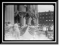 LIBERTY LOANS. WILSON SPEAKING. SEATED: DANIELS; McADOO; LANSING - 2 Classic, Vintage Wall Art