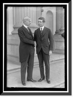 MARSHALL, THOMAS RILEY. GOVERNOR OF INDIANA, 1909-1913; VICE PRESIDENT OF THE UNITED STATES, 1913-1921. LEFT, WITH EWING MITCHELL Classic, Antique Poster