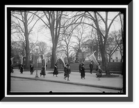 Historic Framed Print, WOMAN SUFFRAGE PICKETS AT WHITE HOUSE - 2,  17-7/8" x 21-7/8"