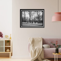 Historic Framed Print, WOMAN SUFFRAGE PICKETS AT WHITE HOUSE - 2,  17-7/8" x 21-7/8"