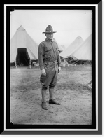 Historic Framed Print, PLATTSBURG RESERVE OFFICERS TRAINING CAMP. PHIL PATCHIN,  17-7/8" x 21-7/8"