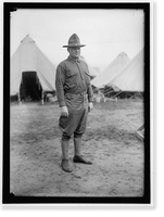 Historic Framed Print, PLATTSBURG RESERVE OFFICERS TRAINING CAMP. PHIL PATCHIN,  17-7/8" x 21-7/8"