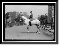 WASHINGTON RIDING CLUB. MRS. ENO, PRESIDENT, Antique Print