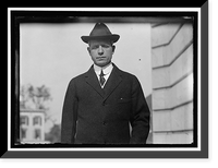 Historic Framed Print, HILLES, CHARLES DEWEY. CHAIRMAN, REPUBLICAN NATIONAL COMMITTEE, 1912-. SECRETARY TO PRESIDENT TAFT, 1911-1913. REPUBLICAN NATIONAL COMMITTEE, CHAIRMAN,  17-7/8" x 21-7/8"