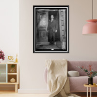 Historic Framed Print, FISHER, WALTER LOURIE. SECRETARY OF THE INTERIOR, 1911-1913. SNAP,  17-7/8" x 21-7/8"