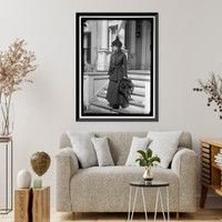 Historic Framed Print, BAKER, MRS. NEWTON D.,  17-7/8" x 21-7/8"