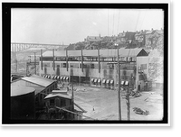 Historic Framed Print, RITTMEN, DR. WALTER F. GASOLINE PLANT AT PITTSBURG,  17-7/8" x 21-7/8"