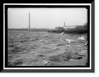 Historic Framed Print, TIDAL BASIN. STORM - 3,  17-7/8" x 21-7/8"