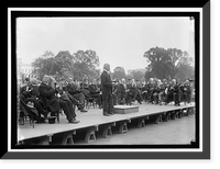 Historic Framed Print, BIBLE SOCIETY OPEN AIR MEETING, EAST FRONT OF THE CAPITOL. VICE PRESIDENT MARSHALL SPEAKING - 2,  17-7/8" x 21-7/8"