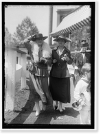 Historic Framed Print, HORSE SHOWS. BUTLER BOWLES AND MISS MAURINE [...],  17-7/8" x 21-7/8"