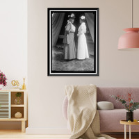 WOMAN'S NATIONAL SERVICE SCHOOL UNDER WOMAN'S SECTION, NAVY LEAGUE. RED CROSS NURSES - 2, Vintage Poster