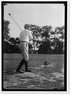 Historic Framed Print, OWEN, ROBERT LATHAM, SENATOR FROM OKLAHOMA, 1907-1925. GOLFING,  17-7/8" x 21-7/8"