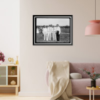 Historic Framed Print, MARINE CORPS RIFLE RANGE, N.D. BAKER; F.D. ROOSEVELT; F.K. LANE; C.S. VROOMAN,  17-7/8" x 21-7/8"