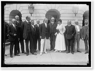 Historic Framed Print, DEMOCRATIC NATIONAL COMMITTEE. MARSH; LYNCH; CUMMINGS; JOHNSON; WILSON; McNAB; MRS. WILSON; GLASS, PARTLY HIDDEN; McCORMICK; SMITH; WALSH,  17-7/8" x 21-7/8"