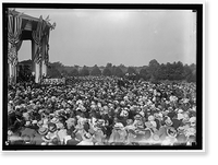 SHADOW LAWN, NJ. SUMMER WHITE HOUSE. NOTIFICATION CEREMONIES. CROWD ON LAWN, Vintage Poster