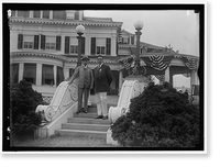 SHADOW LAWN, NJ. SUMMER WHITE HOUSE. NOTIFICATION CEREMONIES. STEPS, Historic Reproduction