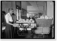 POST OFFICE DEPARTMENT. OPENING MACHINE, Antique Wall Art