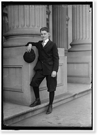 Historic Framed Print, McKINELY, WILLIAM. SENATE PAGE,  17-7/8" x 21-7/8"