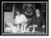 Historic Framed Print, MANNING, MRS. VAN H. U.S. BUREAU OF MINES. LEFT, MINE RESCUE METHODS,  17-7/8" x 21-7/8"