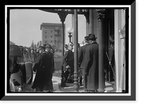 Historic Framed Print, BRITISH COMMISSION TO U.S. ARRIVAL AT LONG RESIDENCE - 4,  17-7/8" x 21-7/8"