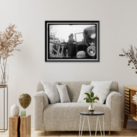 Historic Framed Print, DANIELS, JOSEPHUS. SECRETARY OF THE NAVY, 1913-1921. ALLIED COMMISSION,  17-7/8" x 21-7/8"