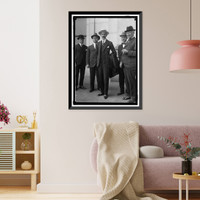 Historic Framed Print, CUBAN WAR MISSION TO THE U.S. LT.COL. LEZAMA, ALBERTO CARRICARTI, AND GEN. JOSE MARTI, COMPRISING THE CUBAN MISSION; LT. COMDR. KEAR, U.S.N. AND LT. COL. WITTERMEYER, U.S.N.,  17-7/8" x 21-7/8"