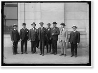 Historic Framed Print, CUBAN WAR MISSION TO THE U.S. CAPT. TABIO; LAZAMA; CARRICARTI; GEN. MARTI; KEAR; WITTERMYER; VANDER GUTCH, NAVAL ATTACHE AT CUBAN LEGATION; MAJ. E. BONICK, OF THE MISSION - 2,  17-7/8" x 21-7/8"