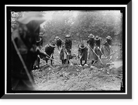 NATIONAL EMERGENCY WAR GARDENS COM. GIRL SCOUTS GARDENING AT D.A.R. - 3, Vintage Wall Art