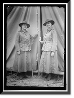 Historic Framed Print, WOMAN'S NATIONAL SERVICE SCHOOL UNDER WOMAN'S SECTION, NAVY LEAGUE. IN CAMP,  17-7/8" x 21-7/8" Historic Framed Print, WOMAN'S NATIONAL SERVICE SCHOOL UNDER WOMAN'S SECTION, NAVY LEAGUE. IN CAMP,  17-7/8" x 21-7/8"