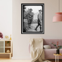 Historic Framed Print, BAILEY, JOSEPH, AT FORT MYER TRAINING CAMP,  17-7/8" x 21-7/8"