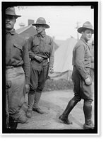 Historic Framed Print, BAILEY, JOSEPH, AT FORT MYER TRAINING CAMP,  17-7/8" x 21-7/8"