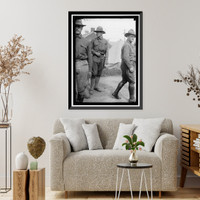 Historic Framed Print, BAILEY, JOSEPH, AT FORT MYER TRAINING CAMP,  17-7/8" x 21-7/8"