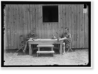 Historic Framed Print, FORT MYER OFFICERS TRAINING CAMP - 12,  17-7/8" x 21-7/8"