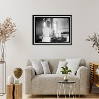 Historic Framed Print, FORT MYER OFFICERS TRAINING CAMP. MESS - 2,  17-7/8" x 21-7/8"