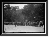 WOMAN SUFFRAGE RIOT AT WHITE HOUSE GATE - 2, Vintage Print