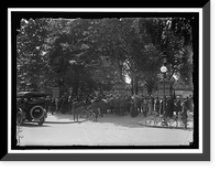 WOMAN SUFFRAGE RIOT AT WHITE HOUSE GATE - 4, Vintage Print